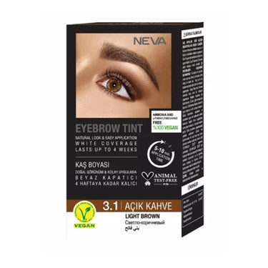 neva eyebrow tint 3.1 med brwn - ANNS BEAUTY SUPPLY